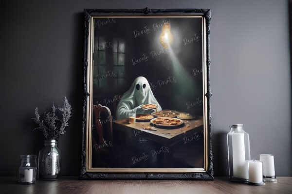 ghost wall art