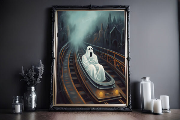 ghost wall art