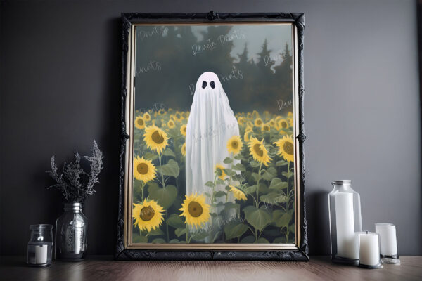 ghost wall art