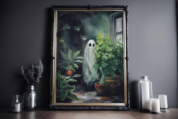 ghost wall art