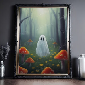 ghost wall art