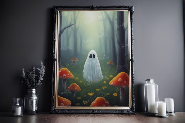 ghost wall art