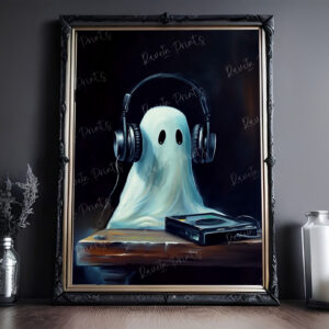 ghost wall art