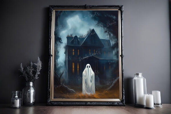 ghost wall art