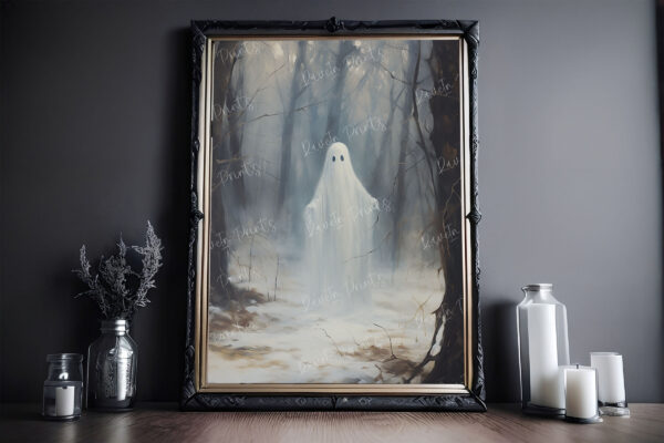 ghost wall art