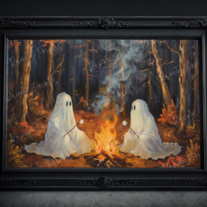 Ghosts Making S'mores