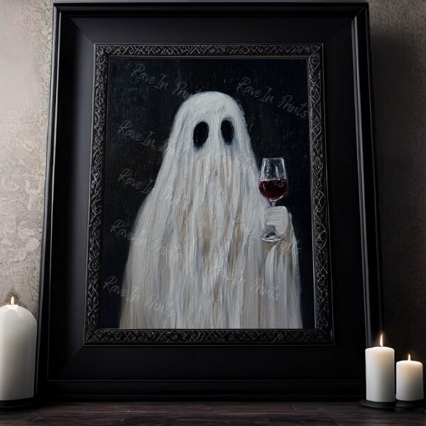 ghost painting wall art